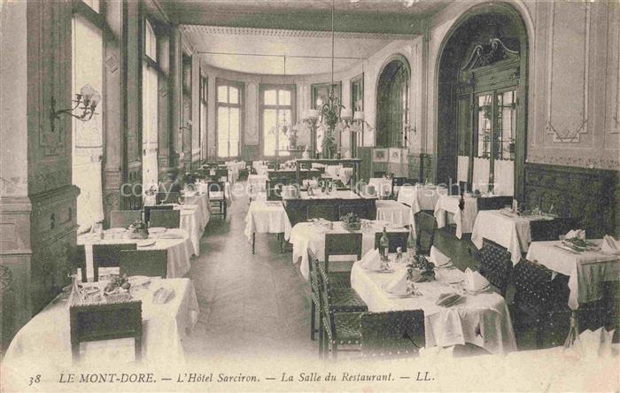 Le Mont-Dore Clermont-Ferrand 63 Puy-de-Dome Hôtel Sarciron Salle du Restaurant