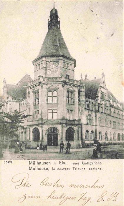 Muelhausen Elsass Neues Amtsgericht