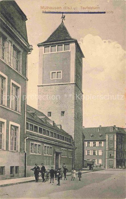 MULHOUSE Muehlhausen 68 Haut-Rhin Teufelsturm Tour du Diable