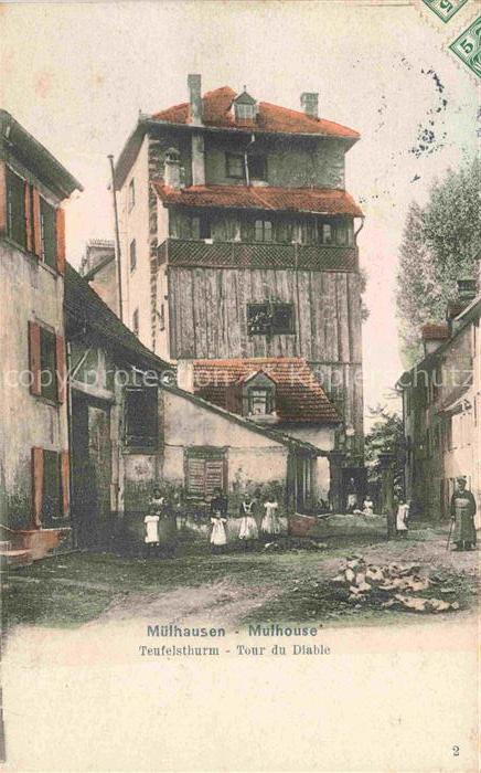 MULHOUSE Muehlhausen 68 Haut-Rhin Tour du Diable Teufelsturm