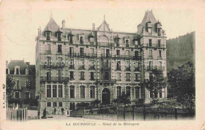 La Bourboule-les-Bains 63 Puy-de-Dome Hôtel de la Métropole