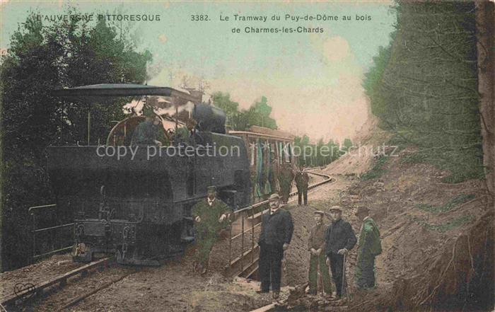 Puy de Dome Le Clermont-Ferrand 63 Puy-de-Dome Le Tramway du Puy-de-Dôme au bois