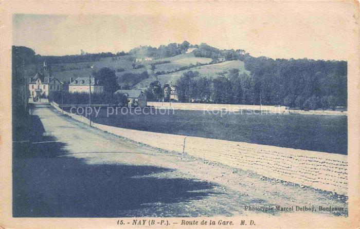 Nay Pyrenees-Atlantiques Route de la Gare