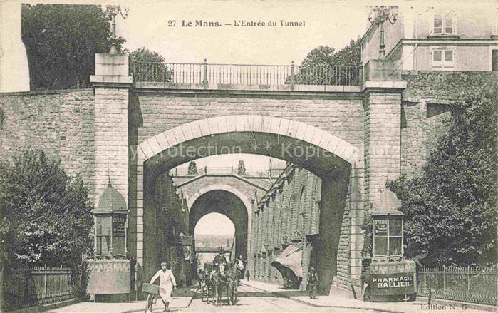 LE MANS 72 Sarthe Entrée du Tunnel