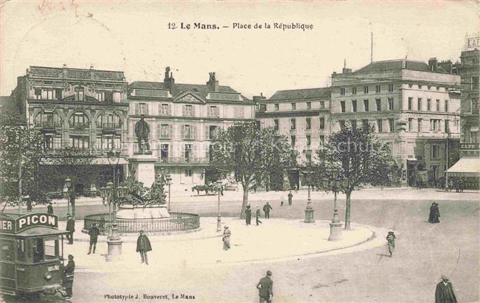 LE MANS 72 Sarthe Place de la République Monument