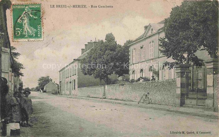 Le Breil-sur-Merize MAMERS 72 Sarthe Rue Gambetta