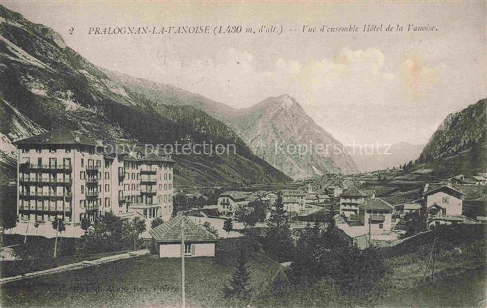 Pralognan-la-Vanoise 73 Savoie Vue d'ensemble et l'Hôtel de la Vanoise