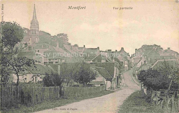 Montfort-le-Gesnois MAMERS 72 Sarthe Vue partielle Eglise