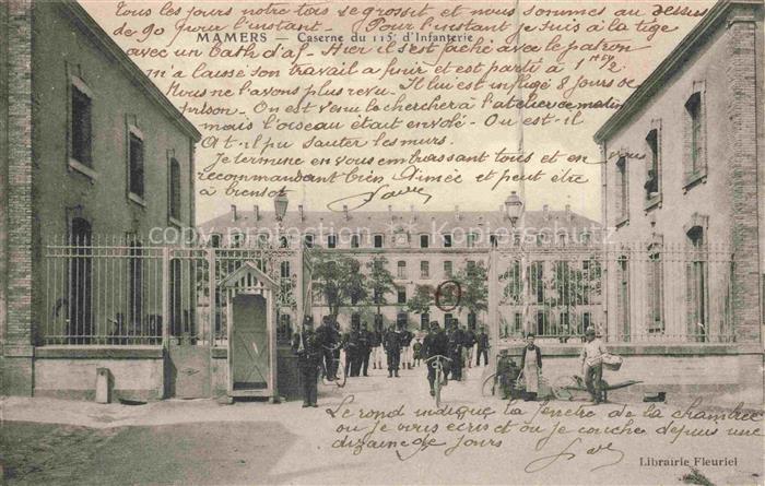 MAMERS 72 Sarthe Caserne du 115e d'Infanterie