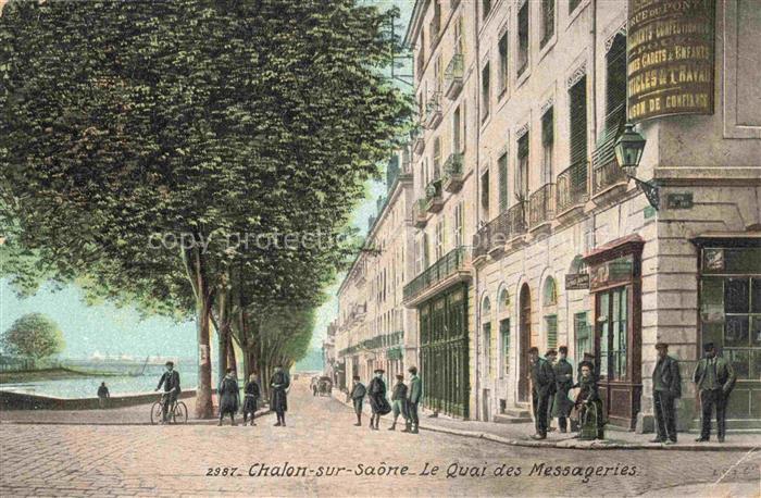 CHALON-SUR-SAONE 71 Saone-et-Loire Le Quai des Messageries