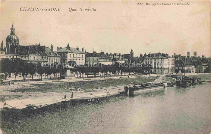 CHALON-SUR-SAONE 71 Saone-et-Loire Quai Gambetta