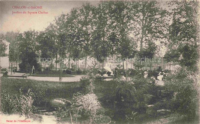 CHALON-SUR-SAONE 71 Saone-et-Loire Jardins de Square Chabas