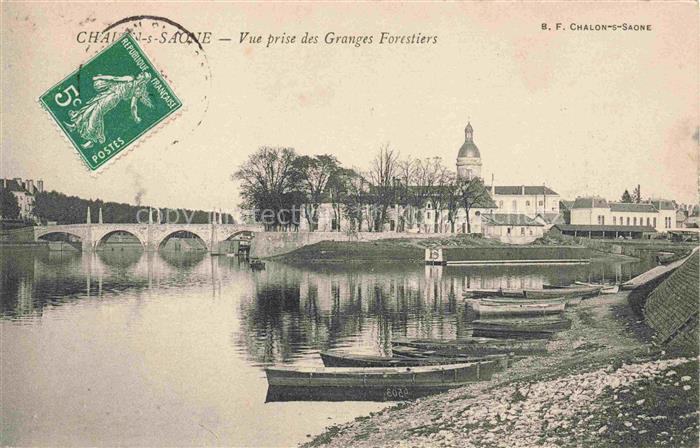 CHALON-SUR-SAONE 71 Saone-et-Loire Vue prise des Granges Forestiers