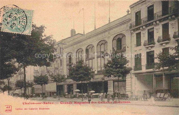 CHALON-SUR-SAONE 71 Saone-et-Loire Grands Magasins des Galeries Modernes