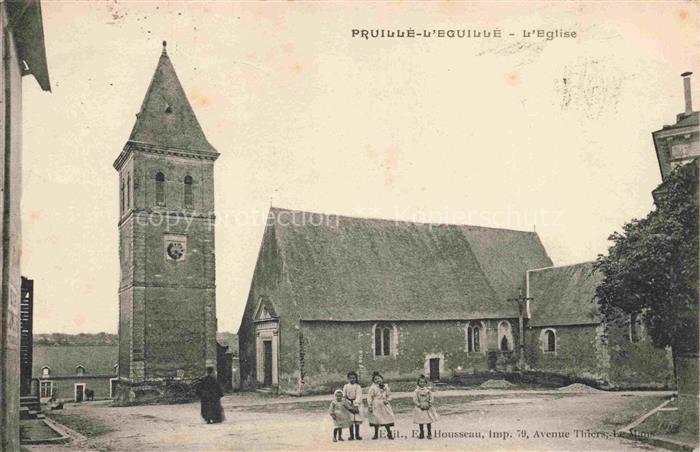 Pruille-l Eguille LA FLECHE 72 Sarthe Eglise