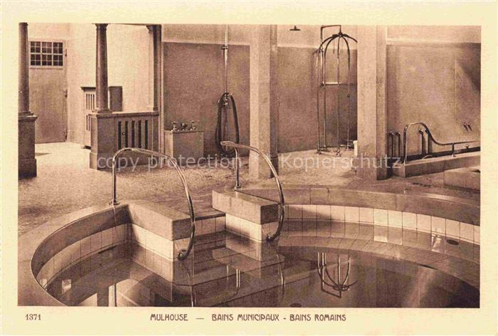 MULHOUSE Muehlhausen 68 Haut-Rhin Bains Municipaux Bains Romains