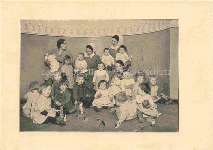 Giesing MueNCHEN Bayern 20 Pfg.-Bausteine zum Umbau der Krippenanstalt