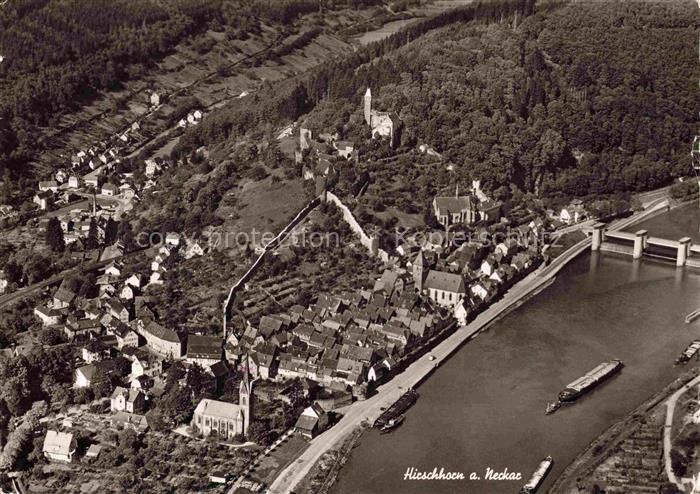 Hirschhorn Neckar Hessen Fliegeraufnahme