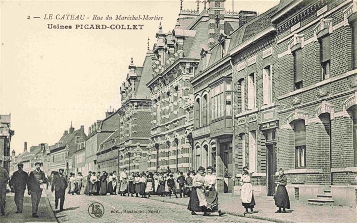 Le Cateau-Cambresis CAMBRAI 59 Nord Rue du Maréchal-Mortier Usines Picard-Collet