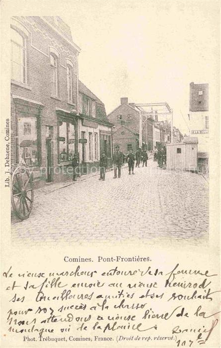 Comines LILLE 59 Nord Pont Frontières