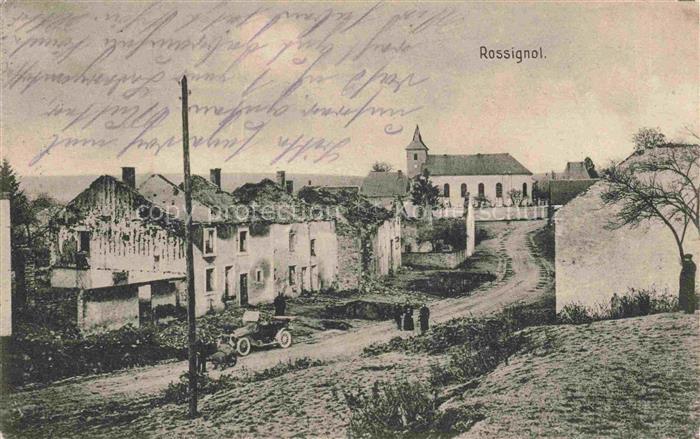Rossignol Tintigny Liege Belgie Ruines Grande Guerre Truemmer 1. Weltkrieg Nr. 1