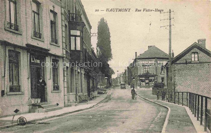 Hautmont Avesnes-sur-Helpe 59 Nord Rue Victor Hugo