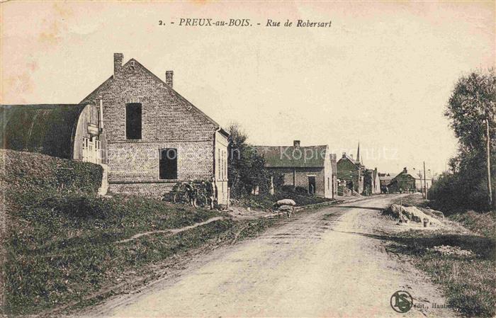 Preux-au-Bois Avesnes-sur-Helpe 59 Nord Rue de Robersart