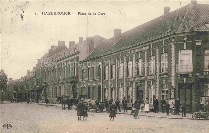 Hazebrouck Dunkerque 59 Nord Place de la Gare