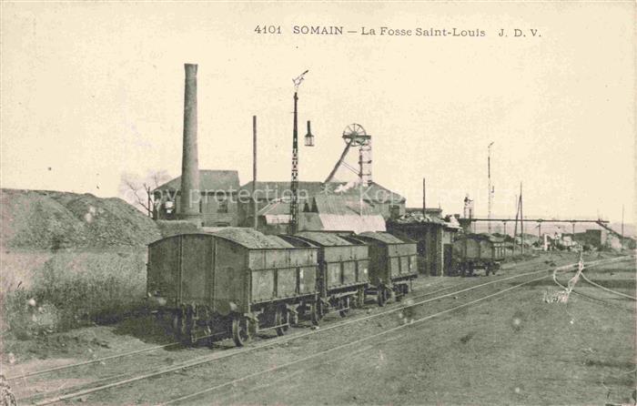 Somain DOUAI 59 Nord La Fosse Saint-Louis