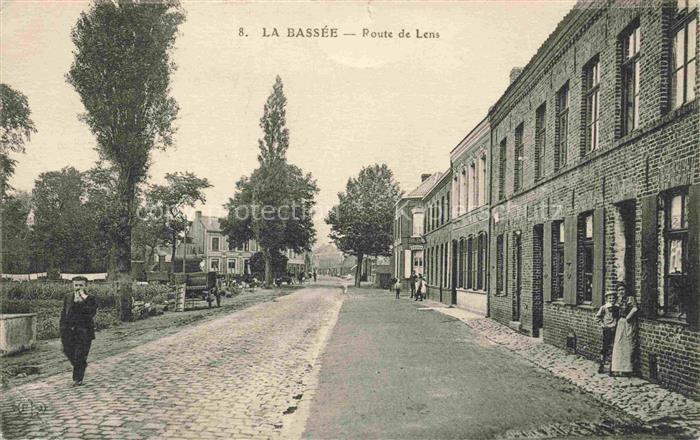 LA BAssEE  LILLE 59 Nord Route de Lens Feldpost