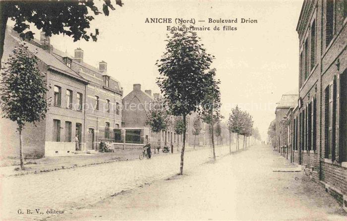 Aniche DOUAI 59 Nord Boulevard Drion Ecole primaire de filles