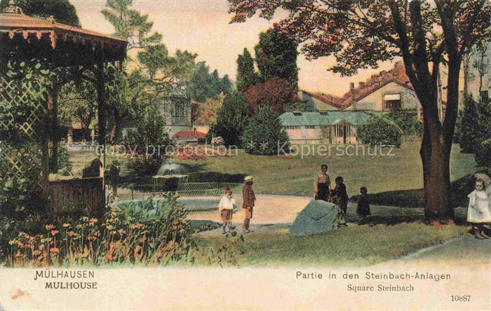 MULHOUSE Muehlhausen 68 Haut-Rhin Square Steinbach Partie in den Steinbach-Anlag