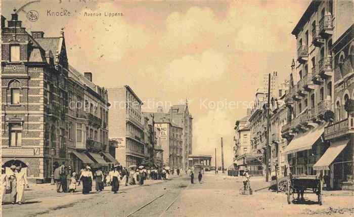 Knocke Knocke-sur-Mer KNOCKE-HEIST Belgie Avenue Lippens