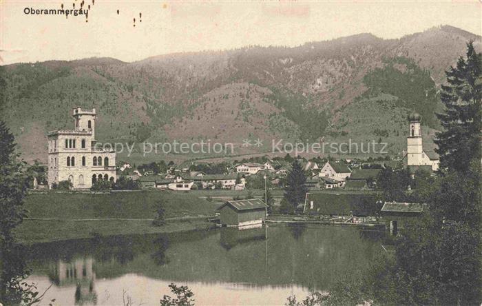 OBERAMMERGAU Bayern Panorama