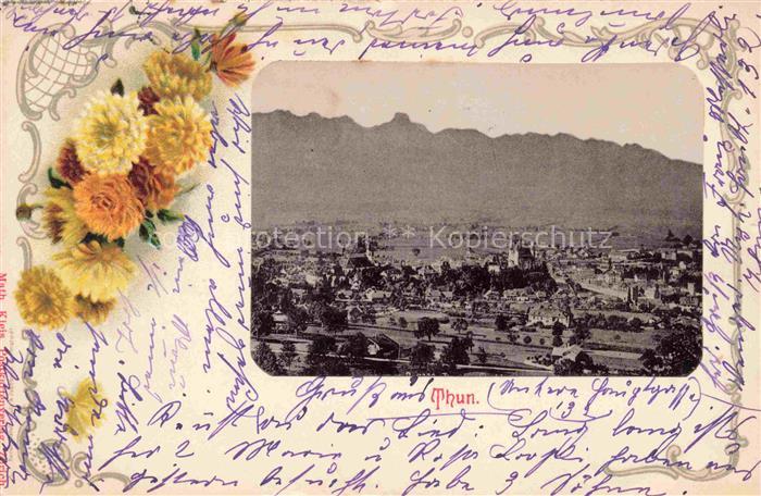 THUN Thoune BE Panorama