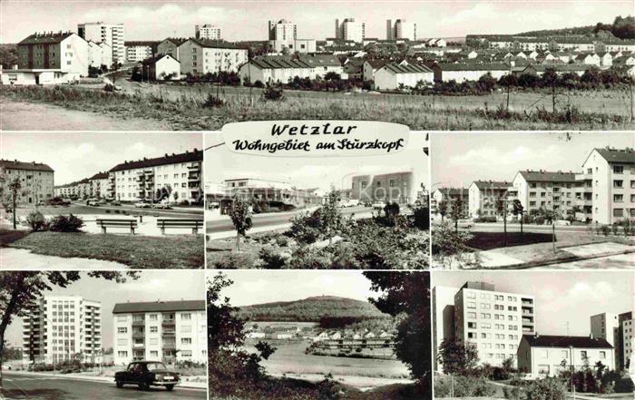 WETZLAR Lahn Hessen Teilansichten Wohngebiet am Sturzkopf