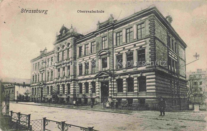 Strassburg  Strasbourg 67 Bas-Rhin Oberrealschule