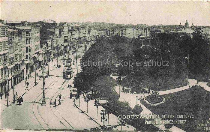 LA CORUNA A Coruna ES Avenida de los Cantones Parque Mendez Nunez