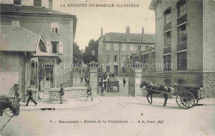 Baccarat Luneville 54 Meurthe-et-Moselle Entrée de la Cristallerie