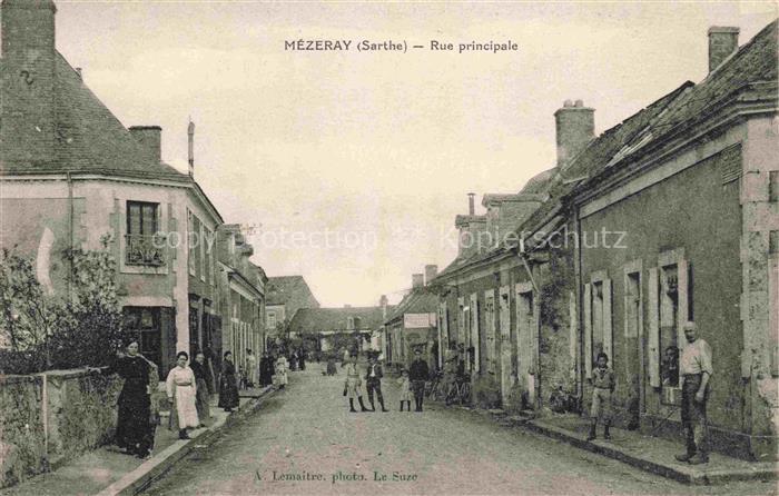 Mezeray-sous-Malicorne LA FLECHE 72 Sarthe Rue Principale