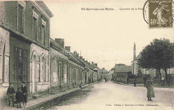 St-Gervais-en-Belin Quartier de la Place