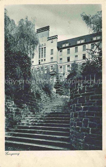 Vallendar Rhein Exerzitienhaus Schoenstatt Reservelazarett Eingang Feldpost Kupf