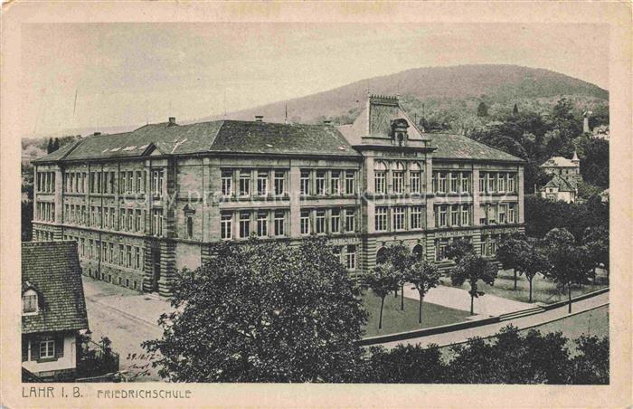 LAHR Baden Friedrichschule Feldpost