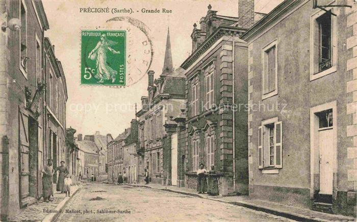 Precigne LA FLECHE 72 Sarthe Grande Rue