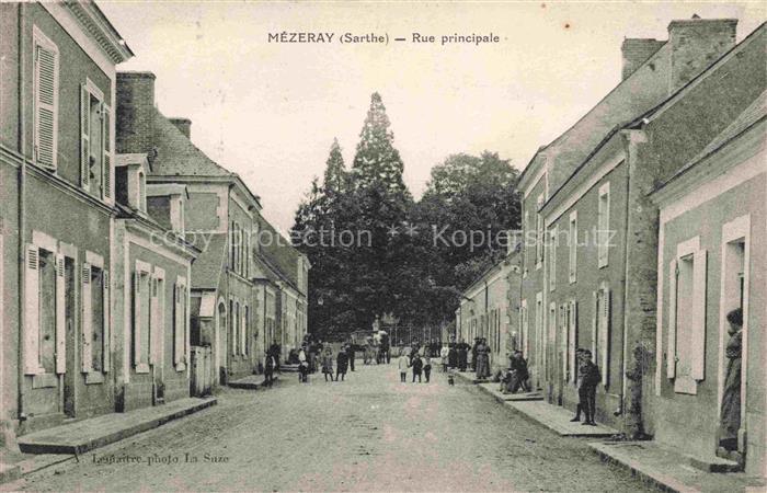 Mezeray-sous-Malicorne LA FLECHE 72 Sarthe Rue Principale