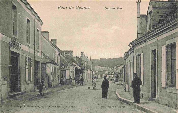 Pont-de-Gennes Montfort-le-Gesnois MAMERS 72 Sarthe Grande Rue
