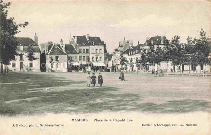 MAMERS 72 Sarthe Place de la République