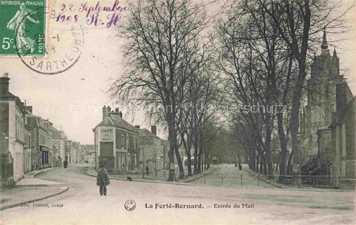 La Ferte-Bernard MAMERS 72 Sarthe Entrée du Mail