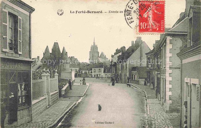 La Ferte-Bernard MAMERS 72 Sarthe Entrée en ville