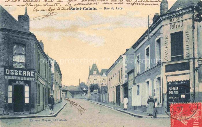 Saint-Calais 72 Sarthe Rue de Lucé